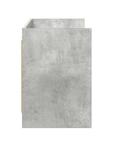 Mobile TV 135 x 33 x 47 cm Grigio Cemento Legno ingegnerizzato
