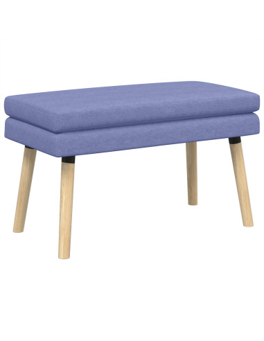 Panchina a doppio strato Blu jeans 80 x 40 x 47 cm Tessuto