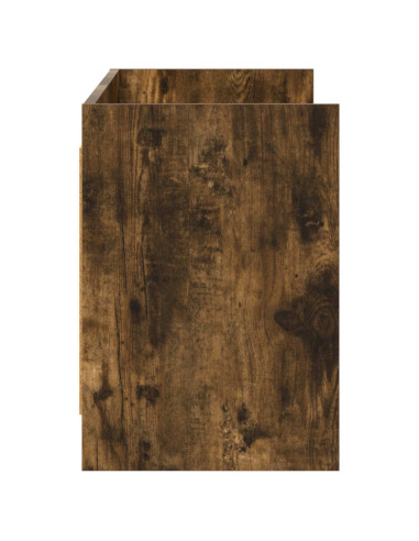 Mobile TV 135 x 33 x 47 cm Rovere Fumo Legno ingegnerizzato