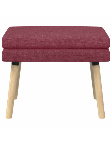 Panchina a doppio strato Rosso Vino 60 x 40 x 46 cm Tessuto