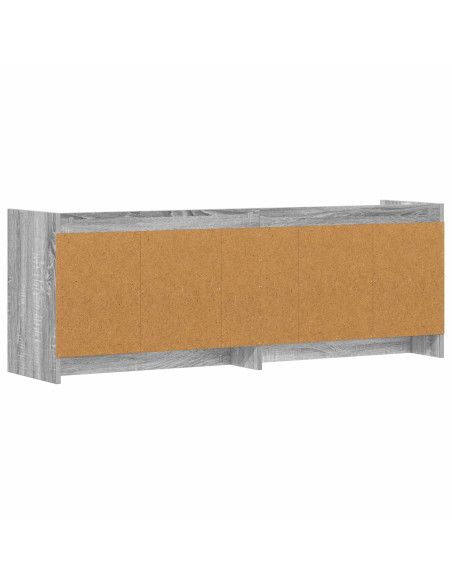 Mobile TV 135 x 33 x 47 cm Sonoma grigio Legno ingegnerizzato