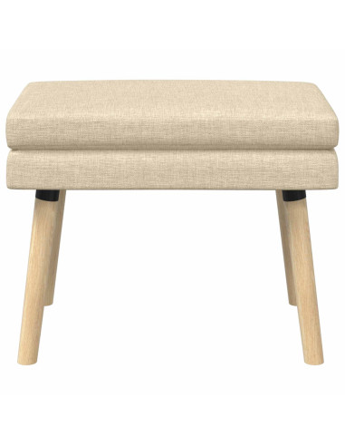 Panchina a doppio strato Crema 60 x 40 x 46 cm Tessuto