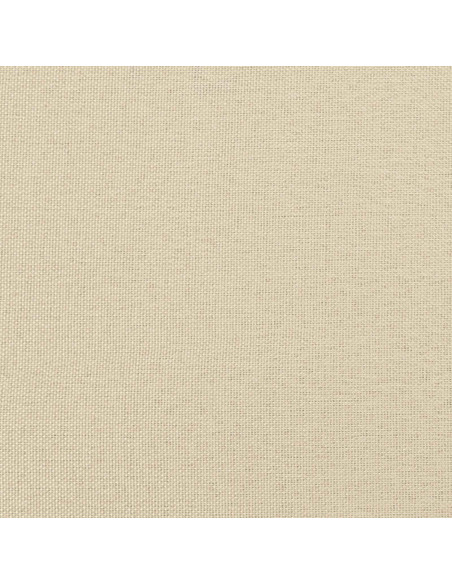 Panchina a doppio strato Crema 60 x 40 x 46 cm Tessuto