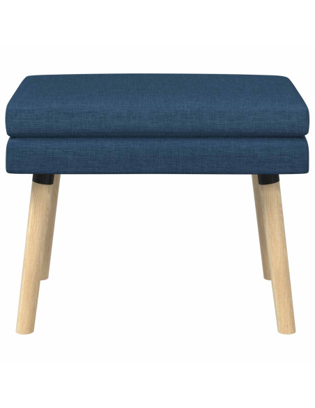 Panchina a doppio strato Blu 60 x 40 x 46 cm Tessuto