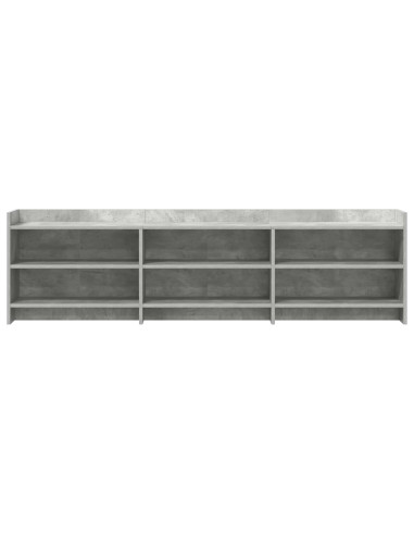 Mobile TV 168 x 33 x 47 cm Grigio Cemento Legno ingegnerizzato