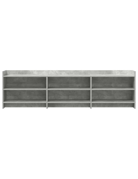 Mobile TV 168 x 33 x 47 cm Grigio Cemento Legno ingegnerizzato