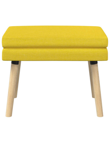 Panchina a doppio strato Giallo Chiaro 60 x 40 x 46 cm Tessuto