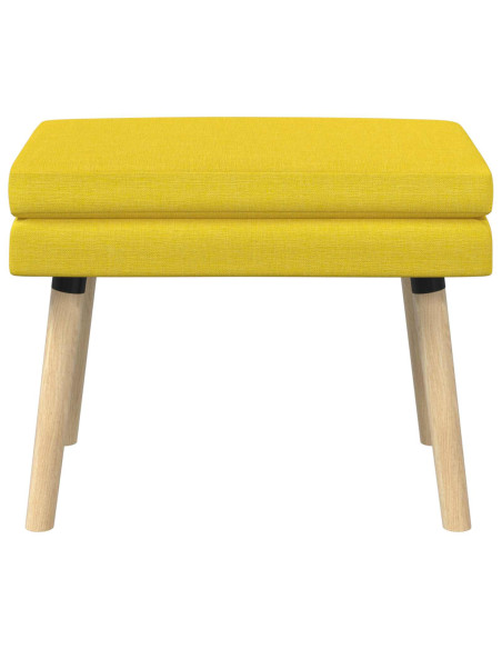 Panchina a doppio strato Giallo Chiaro 60 x 40 x 46 cm Tessuto