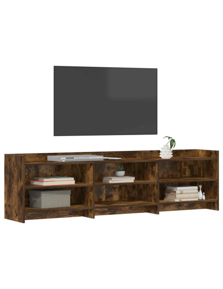 Mobile TV 168 x 33 x 47 cm Rovere Fumo Legno ingegnerizzato
