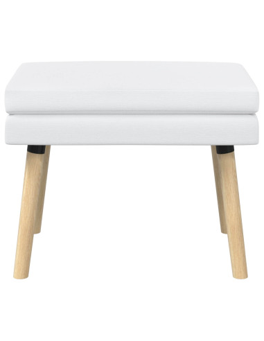 Panchina a doppio strato Bianco 60 x 40 x 46 cm Tessuto