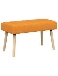 Panchina trapuntata a canale Giallo Scuro 80 x 40 x 46 cm