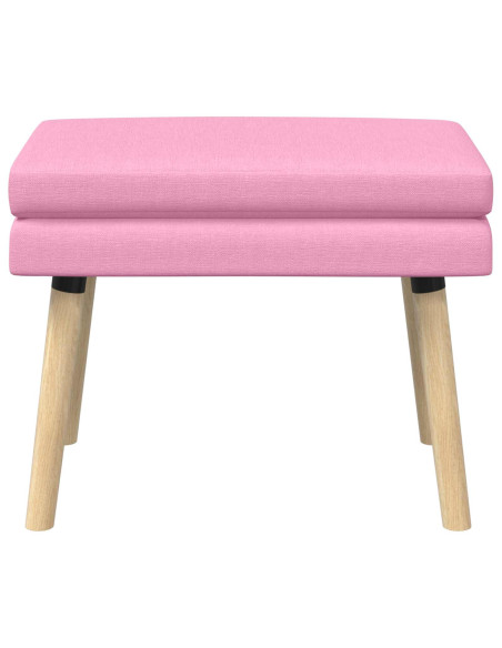 Panchina a doppio strato Rosa 60 x 40 x 46 cm Tessuto