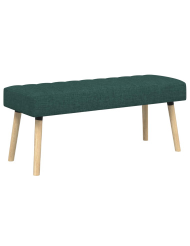 Panchina trapuntata a canale Verde Scuro 110 x 40 x 46 cm
