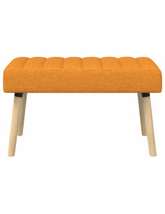 Panchina trapuntata a canale Giallo Scuro 80 x 40 x 46 cm 2