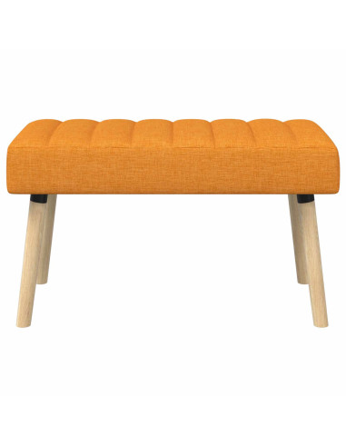 Panchina trapuntata a canale Giallo Scuro 80 x 40 x 46 cm