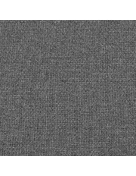 Panchina a doppio strato Grigio Scuro 80 x 40 x 47 cm Tessuto