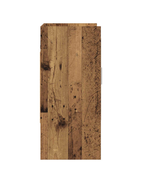 Scaffale da parete A parete Legno antico 80 x 36 x 80 cm