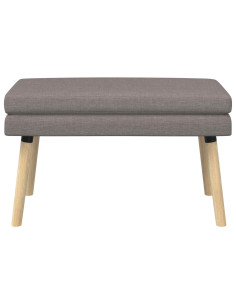 Panchina a doppio strato Tortora 80 x 40 x 47 cm Tessuto 2