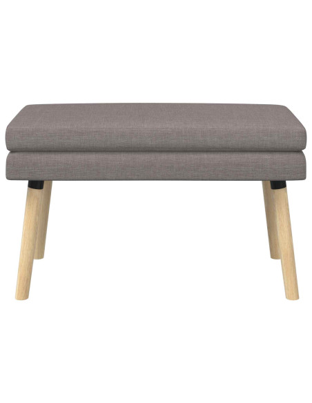 Panchina a doppio strato Tortora 80 x 40 x 47 cm Tessuto