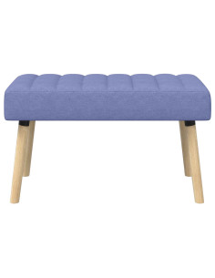 Panchina trapuntata a canale Blu jeans 80 x 40 x 46 cm Tessuto 2