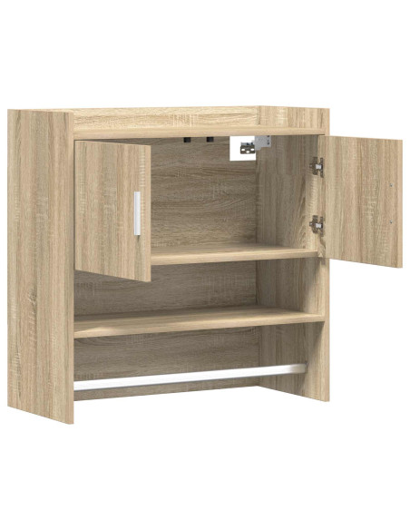 Scaffale da parete A parete Rovere Sonoma 80 x 36 x 80 cm