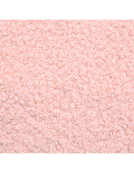 panchina Tinta unita Rosa 110 x 40 x 46 cm Bouclé