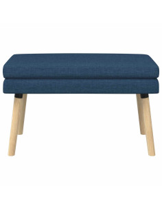 Panchina a doppio strato Blu 80 x 40 x 47 cm Tessuto 2