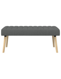 Panchina trapuntata a canale Grigio Scuro 110 x 40 x 46 cm 2