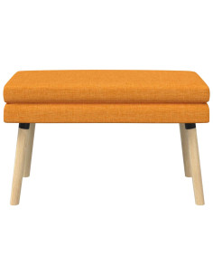 Panchina a doppio strato Giallo Scuro 80 x 40 x 47 cm Tessuto 2