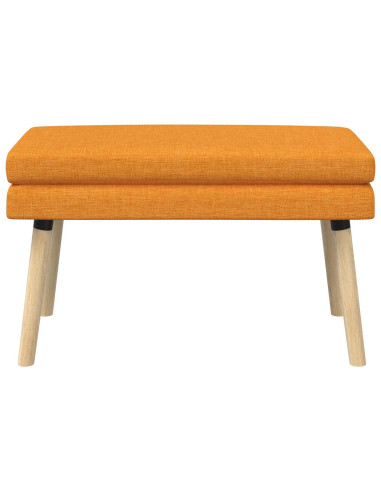 Panchina a doppio strato Giallo Scuro 80 x 40 x 47 cm Tessuto