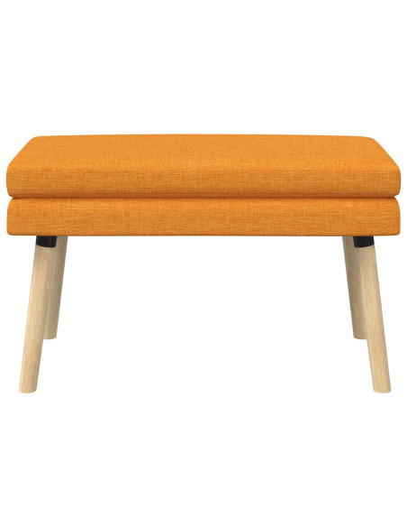 Panchina a doppio strato Giallo Scuro 80 x 40 x 47 cm Tessuto