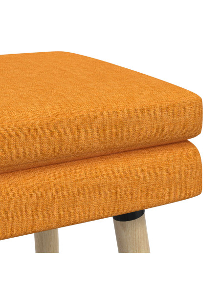 Panchina a doppio strato Giallo Scuro 80 x 40 x 47 cm Tessuto