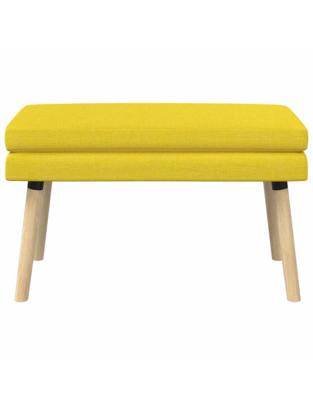 Panchina a doppio strato Giallo Chiaro 80 x 40 x 47 cm Tessuto