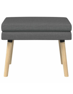 Panchina a doppio strato Grigio Scuro 60 x 40 x 46 cm Tessuto 2