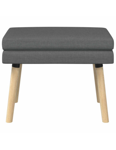Panchina a doppio strato Grigio Scuro 60 x 40 x 46 cm Tessuto