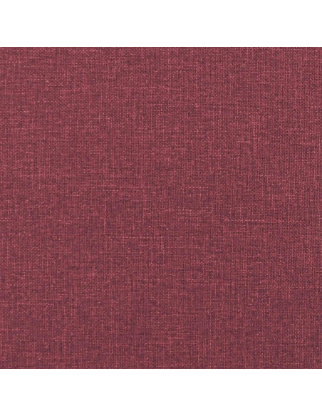 Panchina trapuntata a canale Rosso Vino 110 x 40 x 46 cm