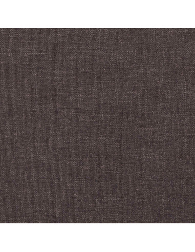 Panchina trapuntata a canale Marrone Scuro 110 x 40 x 46 cm