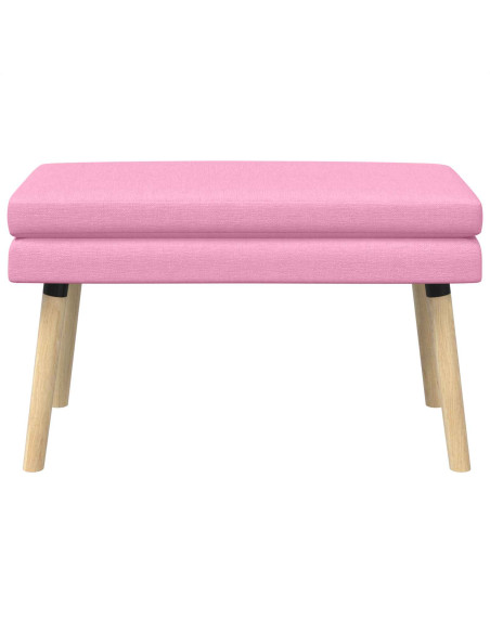 Panchina a doppio strato Rosa 80 x 40 x 47 cm Tessuto
