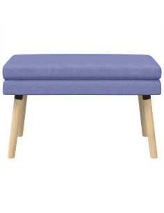 Panchina a doppio strato Blu jeans 80 x 40 x 47 cm Tessuto 2