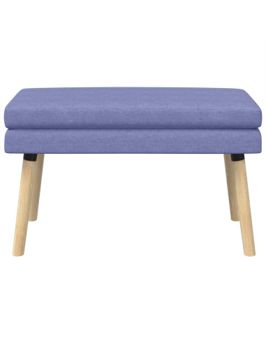 Panchina a doppio strato Blu jeans 80 x 40 x 47 cm Tessuto