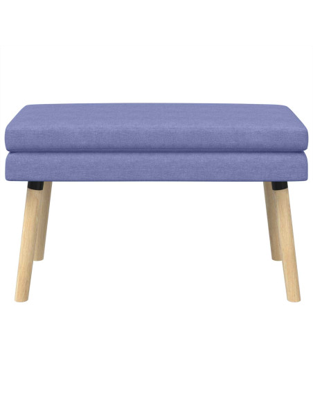 Panchina a doppio strato Blu jeans 80 x 40 x 47 cm Tessuto