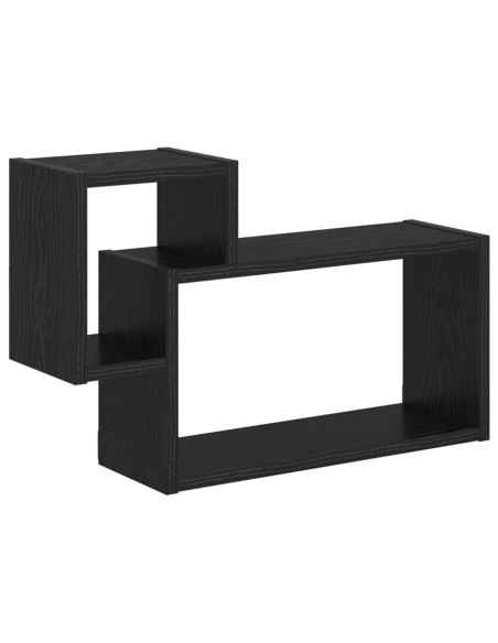 Scaffale da parete A parete Nero 55 x 15 x 35 cm