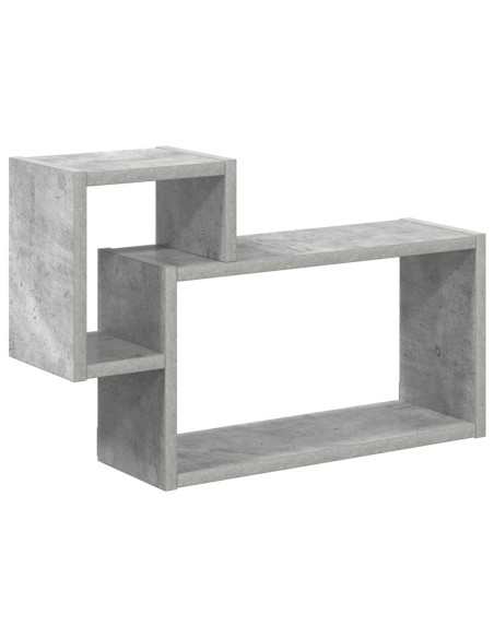 Scaffale da parete A parete Grigio 55 x 15 x 35 cm