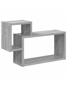 Scaffale da parete A parete Grigio 55 x 15 x 35 cm