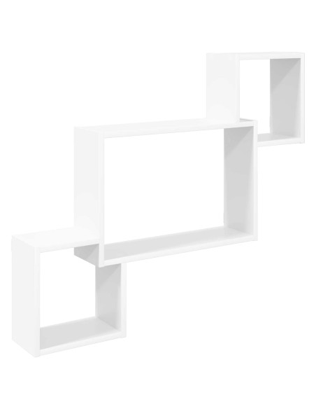 Scaffale da parete A parete Bianco 91,5 x 15 x 76 cm