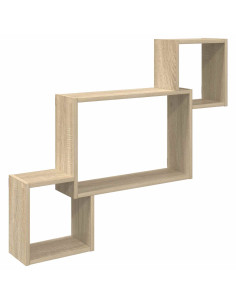 Scaffale da parete A parete Marrone 91,5 x 15 x 76 cm