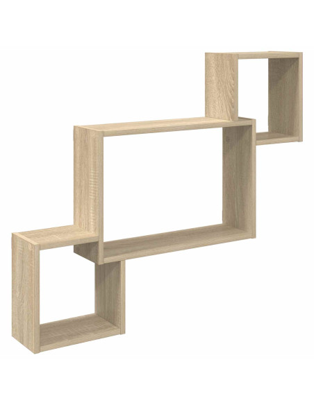 Scaffale da parete A parete Marrone 91,5 x 15 x 76 cm