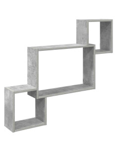 Scaffale da parete A parete Grigio 91,5 x 15 x 76 cm