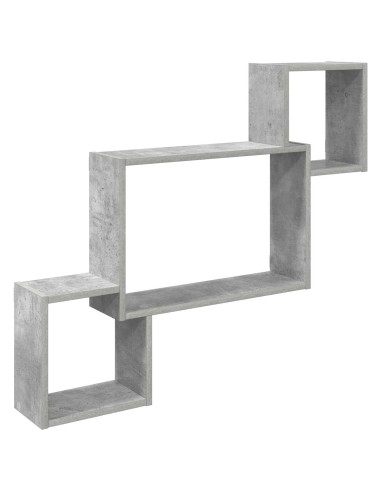 Scaffale da parete A parete Grigio 91,5 x 15 x 76 cm