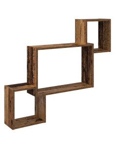 Scaffale da parete A parete Marrone 91,5 x 15 x 76 cm